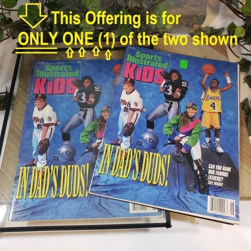 Sports Illustrated for Kids  In Dads Duds June 1991 Can You Name Famous Fathers